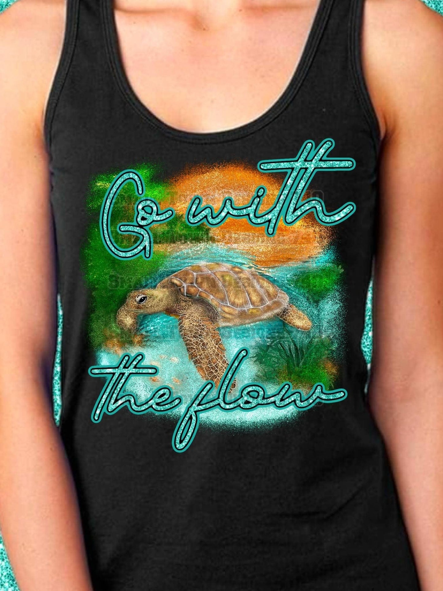 GO WITH THE FLOW TURTLE TANK