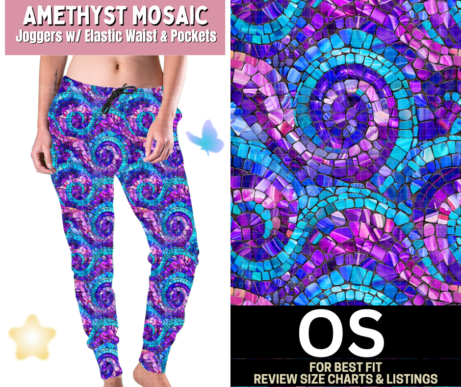 Amethyst Mosaic Joggers
