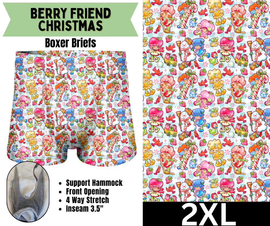 Berry Friend Christmas Boxer Briefs