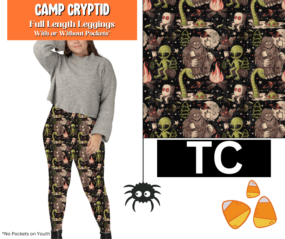 Camp Cryptid Full Length Leggings w/ Pockets