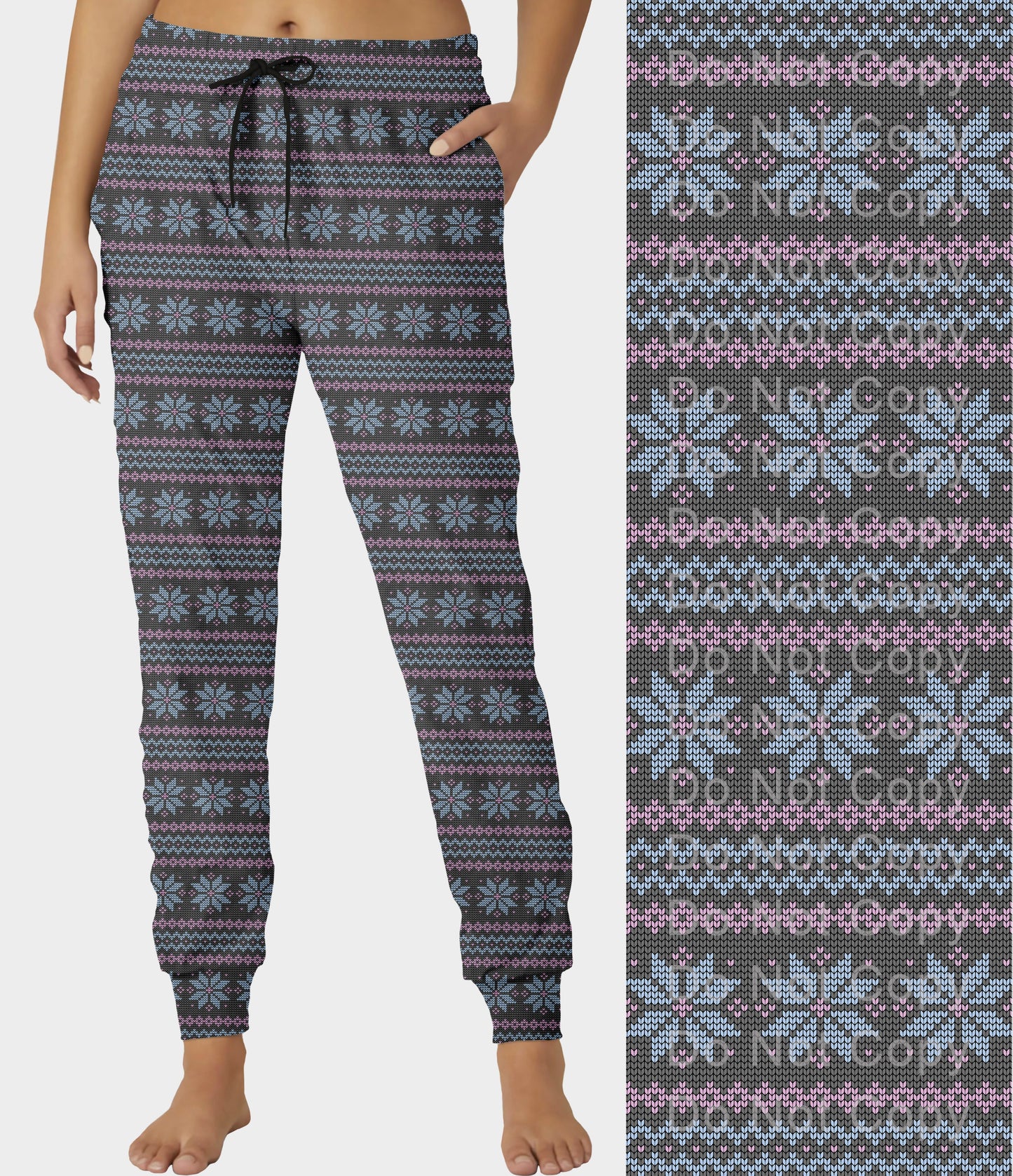 RTS - Cozy Snowflake Jogger Pants