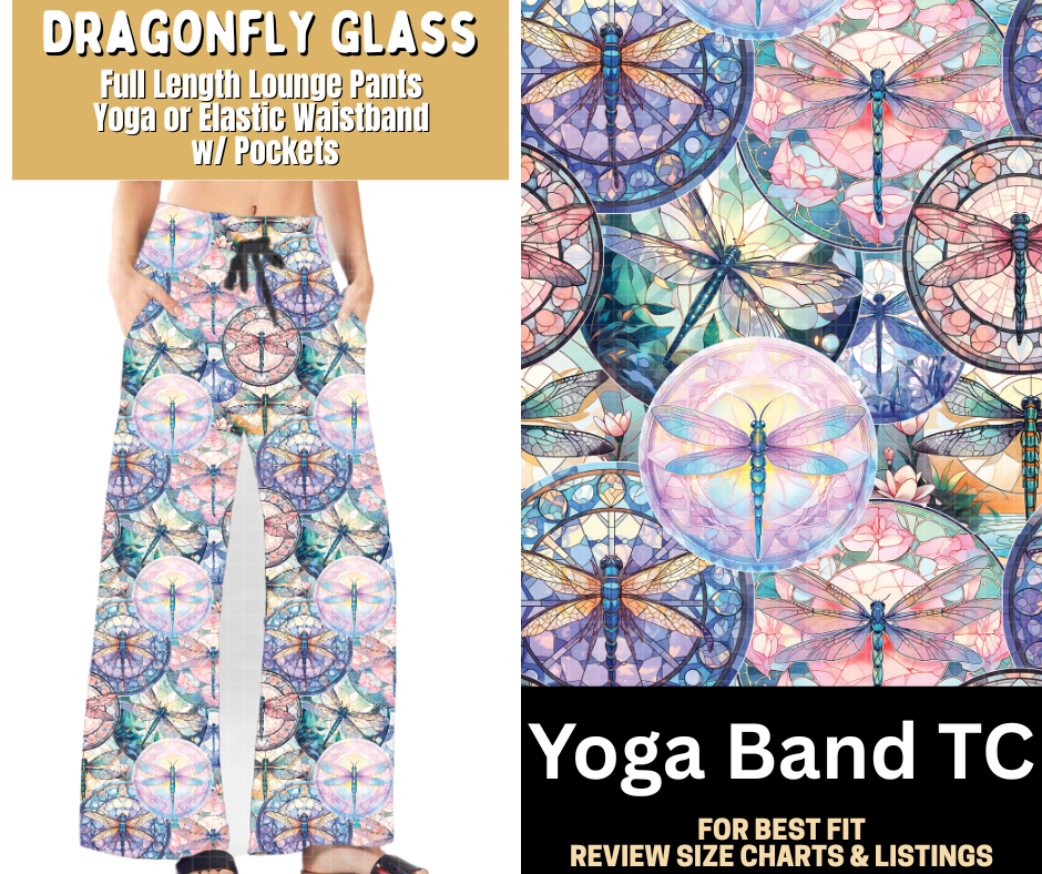 Dragonfly Glass Full Length Lounge Pants