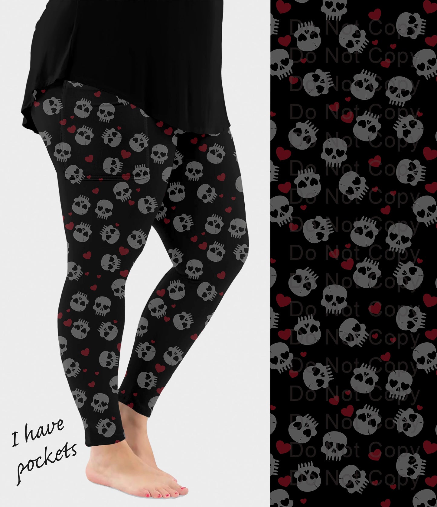 RTS - Eternally Yours Leggings w/ Pockets