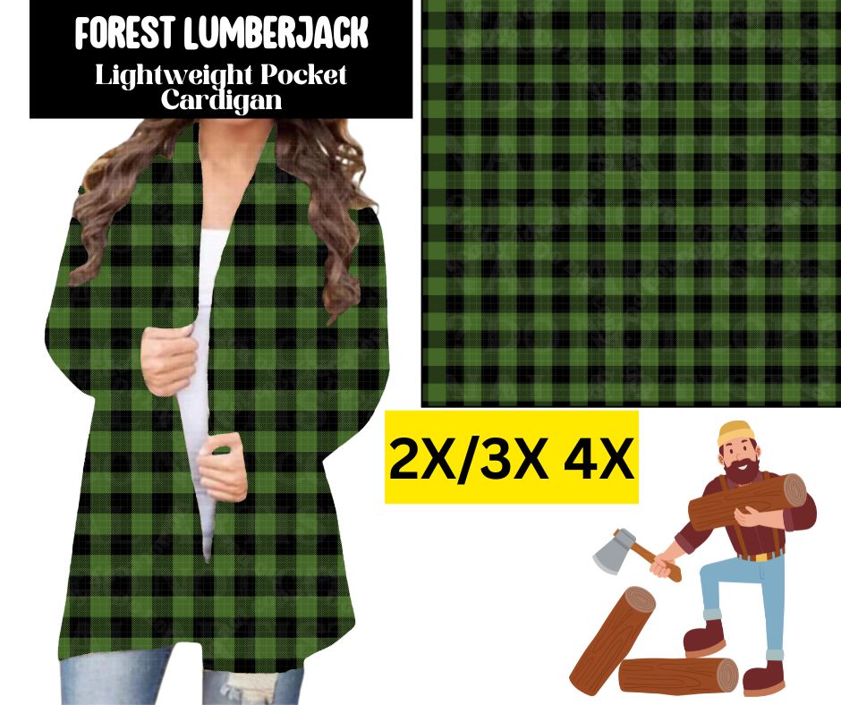 Forest Lumberjack Pocket Cardigan