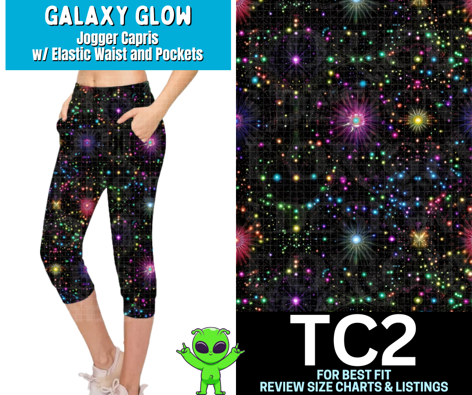 Galaxy Glow Jogger Capri