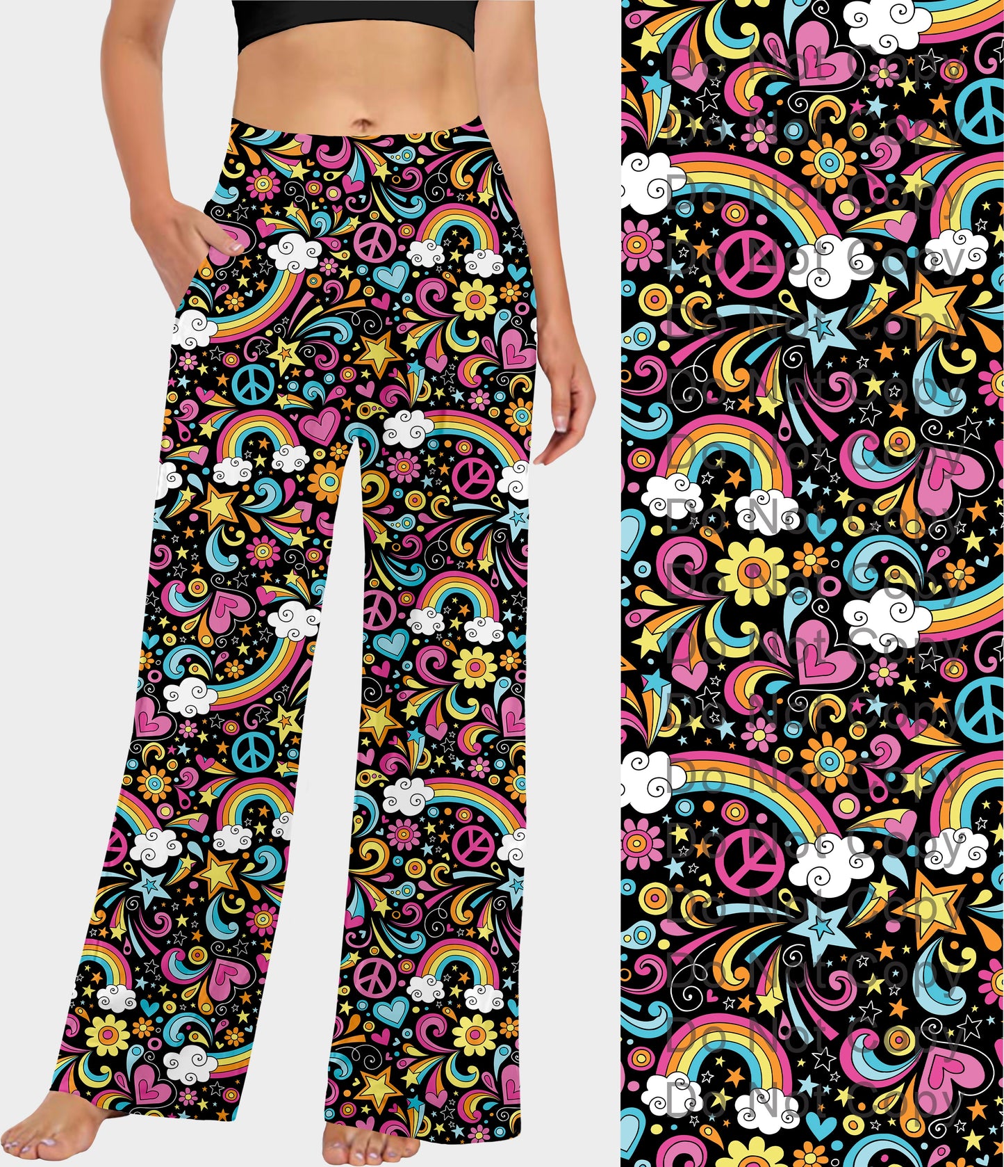 RTS - Groovy Rainbow Lounge Pants