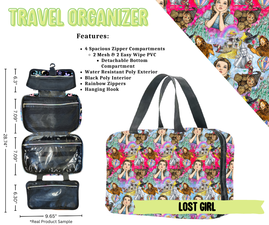 Lost Girl Travel Organizer