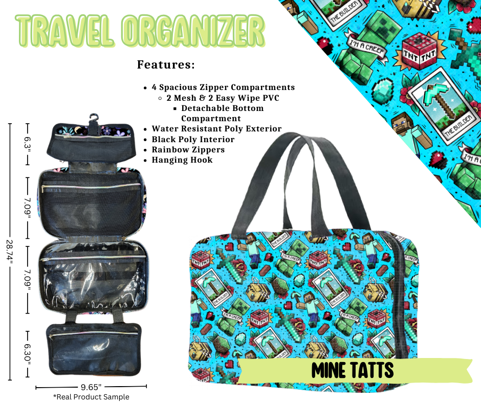 Mine Tatts Travel Organizer