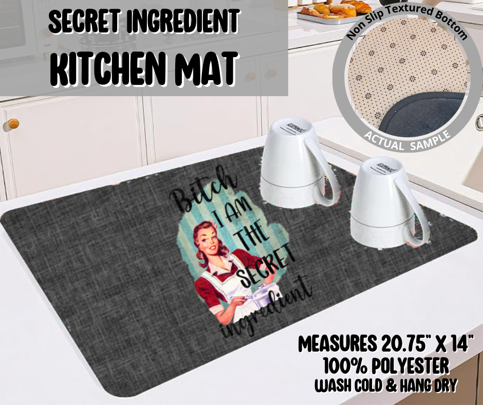 Secret Ingredient Kitchen Mat