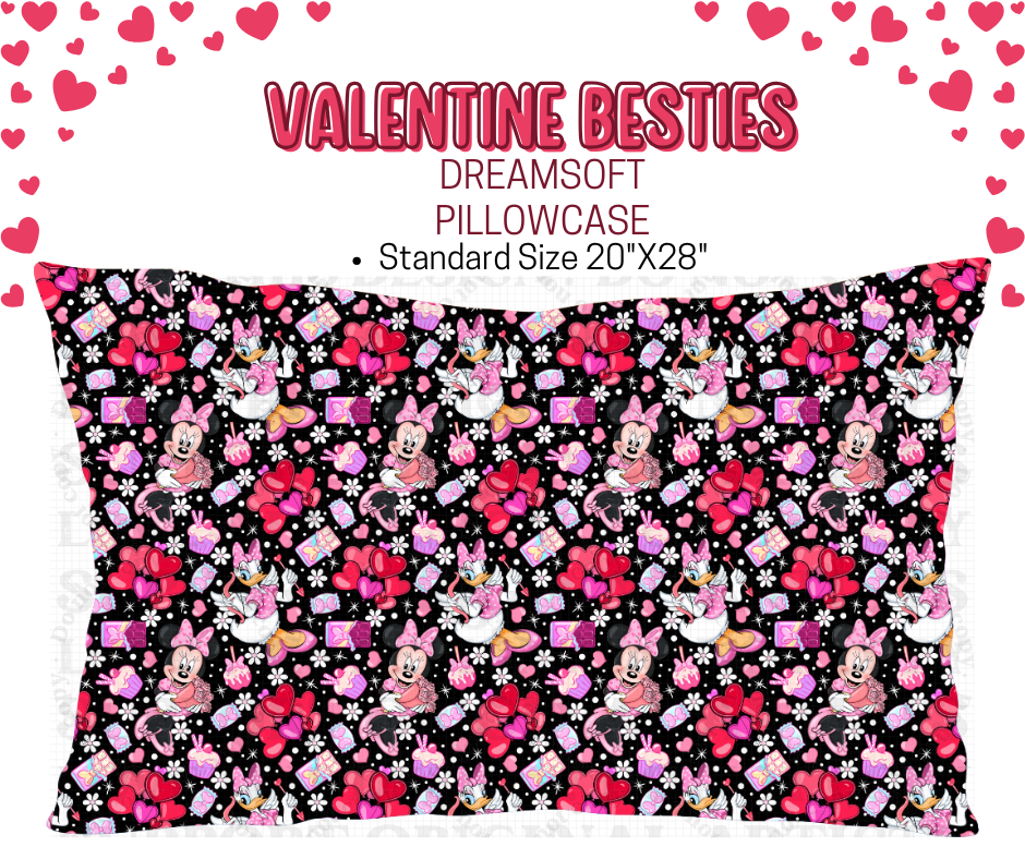 Valentine Besties Dreamsoft Pillowcase