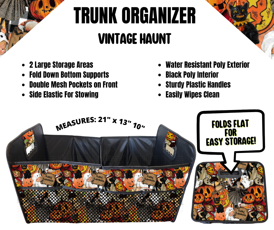 Vintage Haunt Trunk Organizer