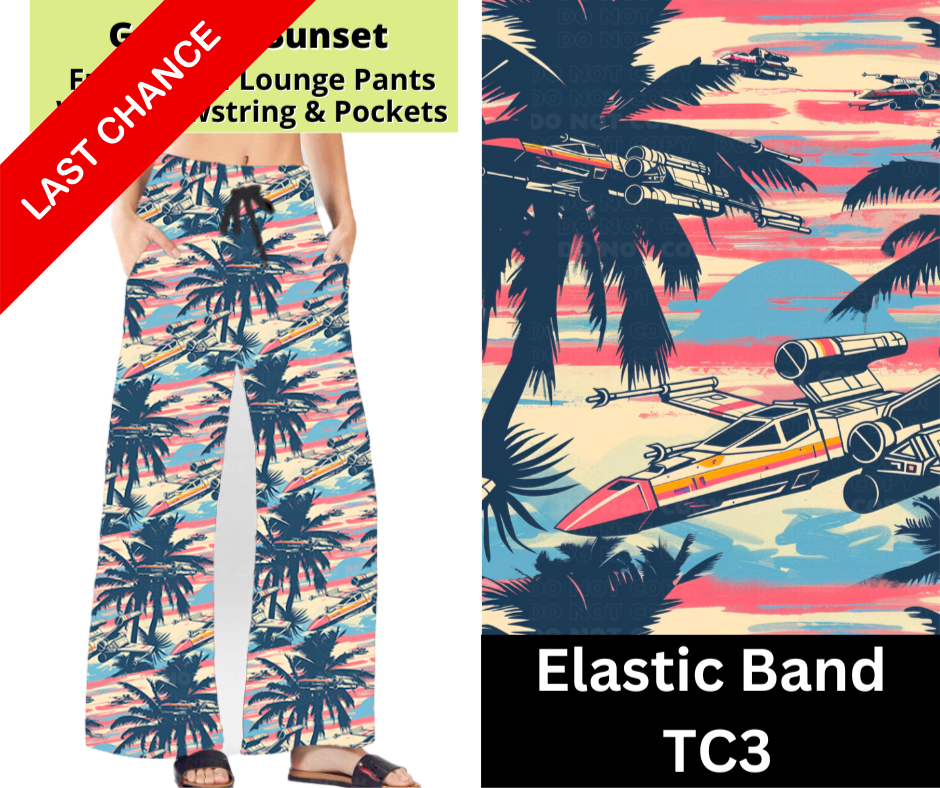 Galactic Sunset Full Length Lounge Pants