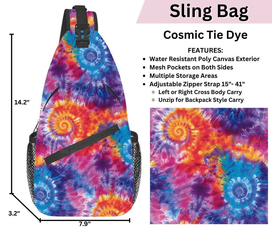 Cosmic Tie Dye Sling Bag