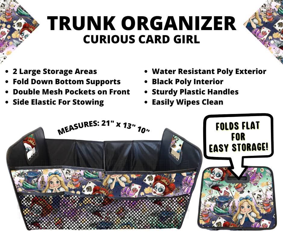 Curious Card Girl Trunk Organizer