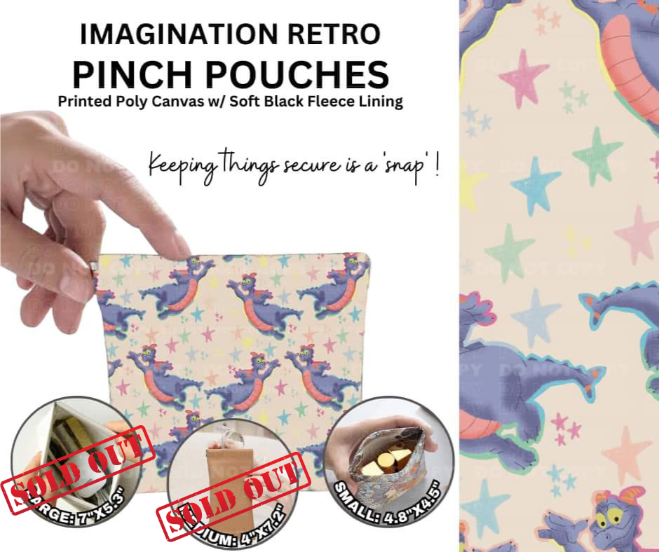 Imagination Retro Pinch Pouches