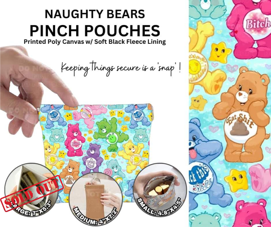 Naughty Bears Pinch Pouches