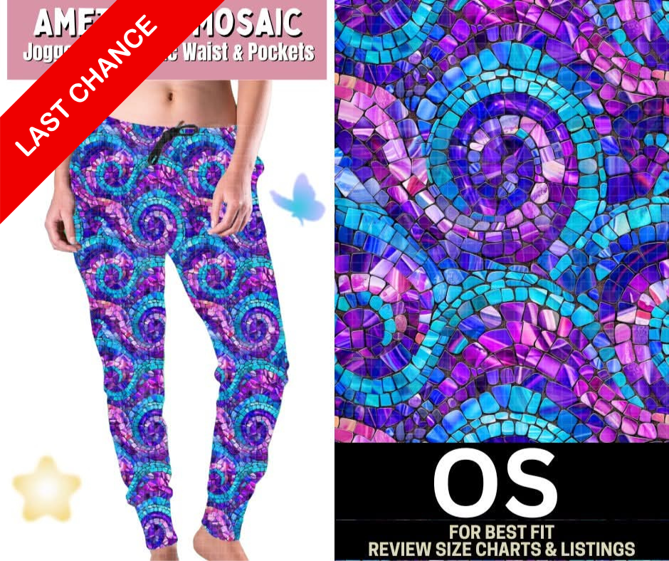Amethyst Mosaic Joggers