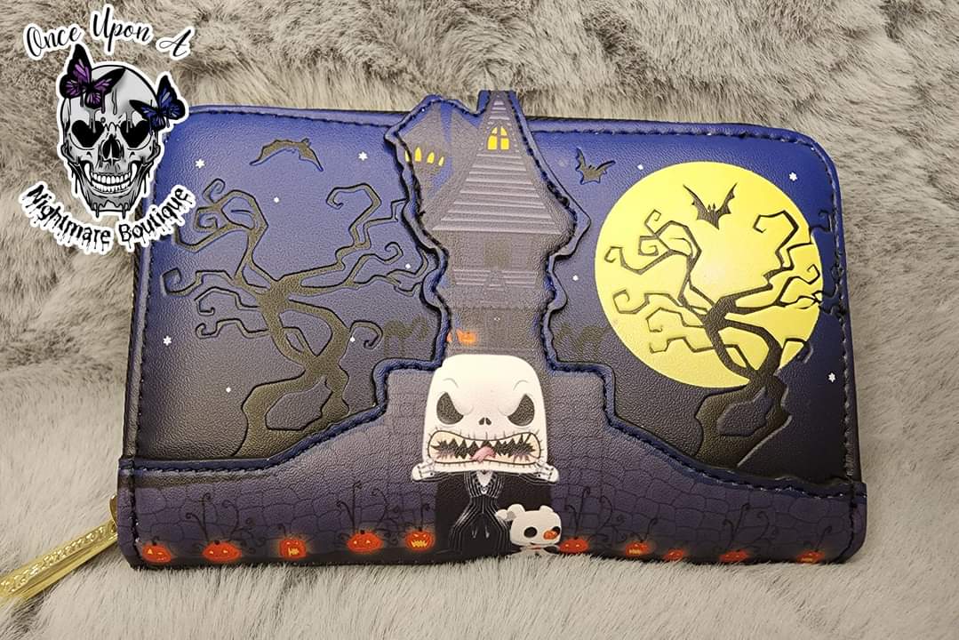 Loungefly Jack Skelleington Funko Pop Glow in the Dark Wallet