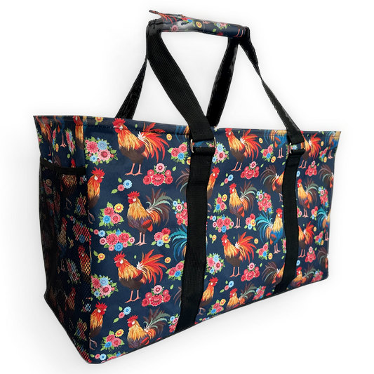 RTS - Morning Roosters Collapsible Tote