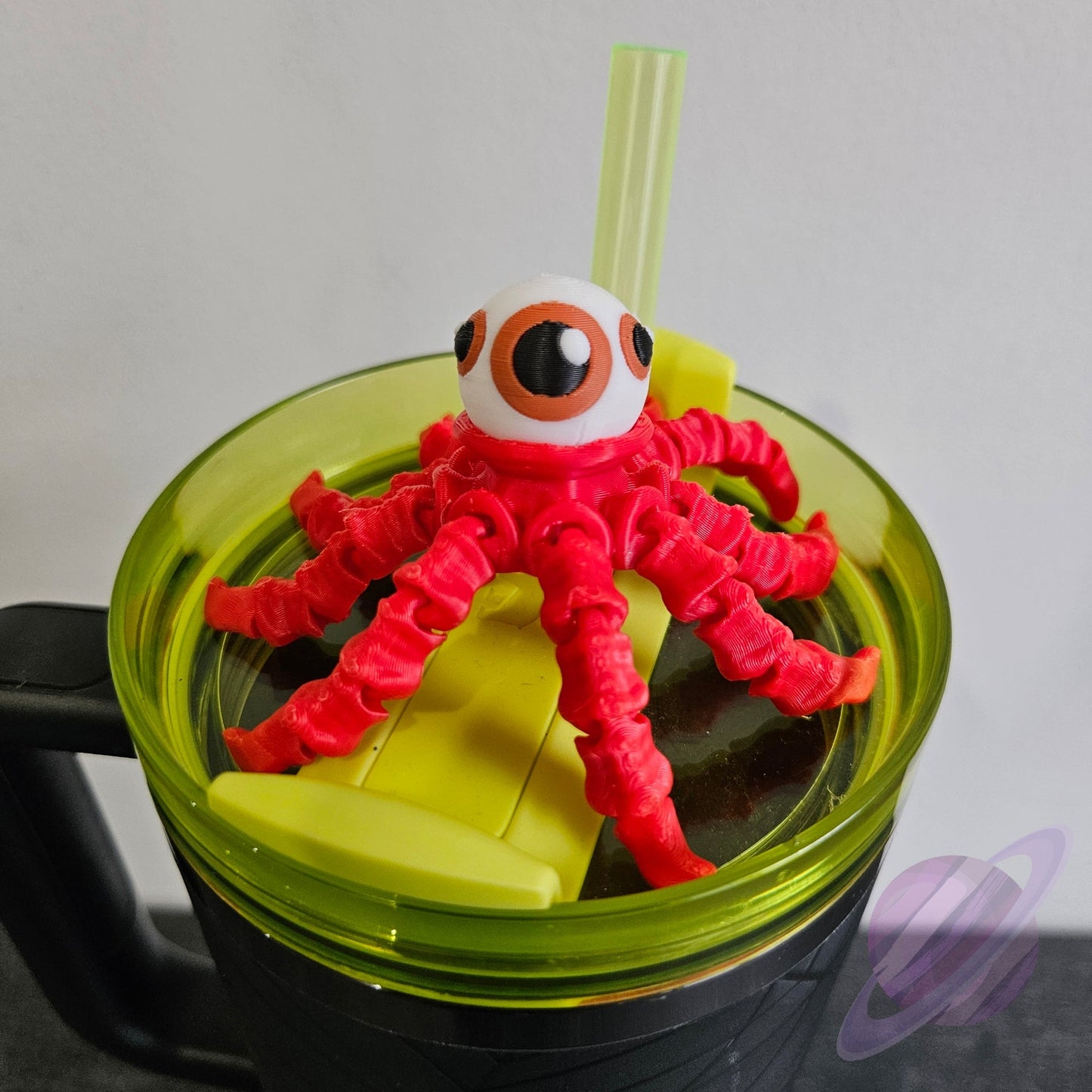 OCELLOUS ALIEN-3D PRINTED STRAW BUDDY