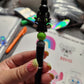 Black Dragon Silicone Beaded Pen or Keychain