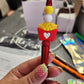 French Fries Silicone Beaded Pen or Keychain
