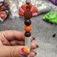 Turkey Silicone Beaded Pen or Keychain