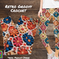 Retro Groovy Crochet Capri Length w/ Pockets