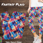 Fantasy Plaid Capri Length w/ Pockets