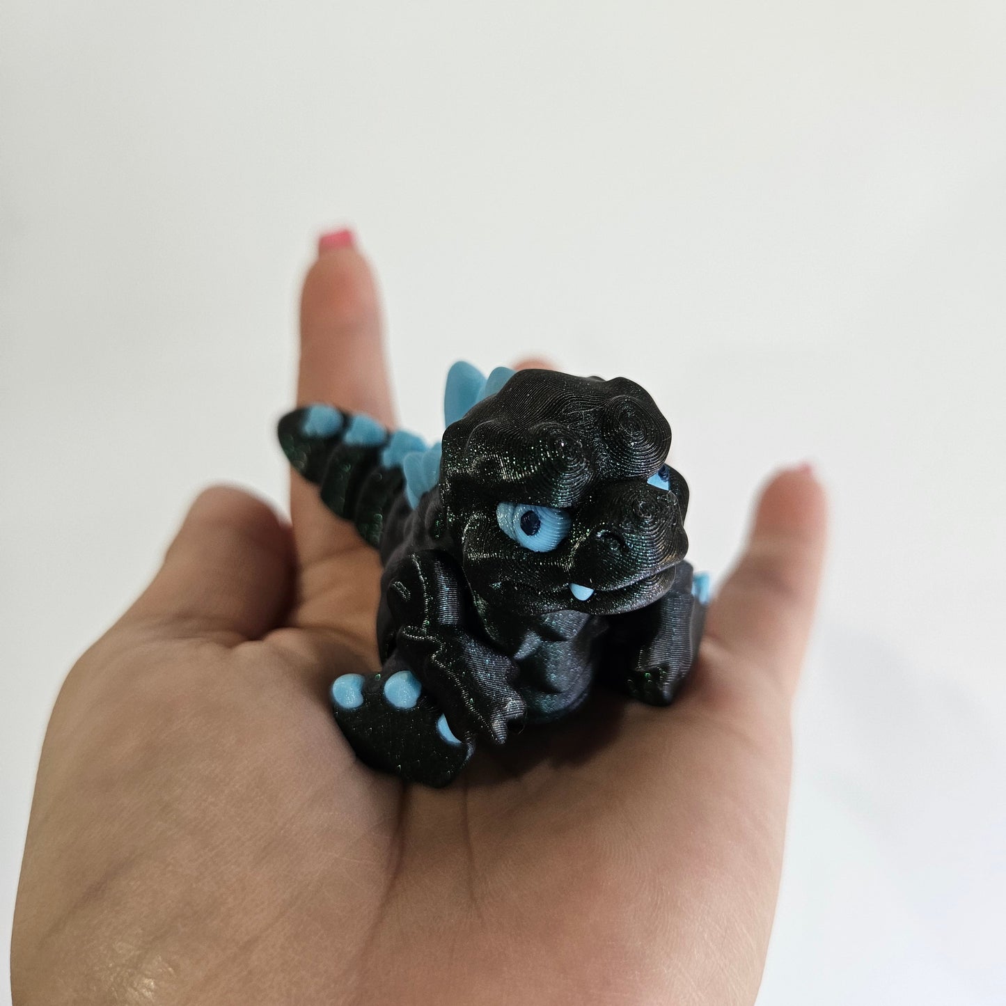 MONSTER KING-3D PRINTED STRAW BUDDY-GLOW IN THE DARK