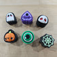 6 PACK- 3D PRINTED SPOOKY CLICKER FIDGETS