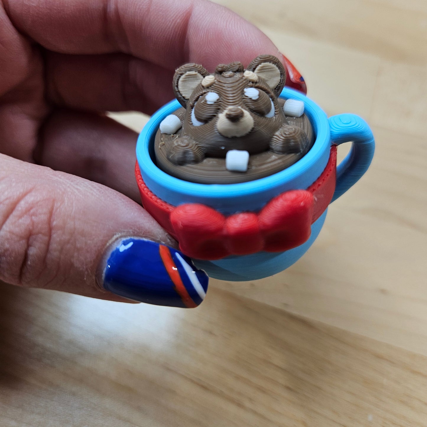 6 PACK- 3D PRINTED HOLIDAY CLICKER FIDGETS