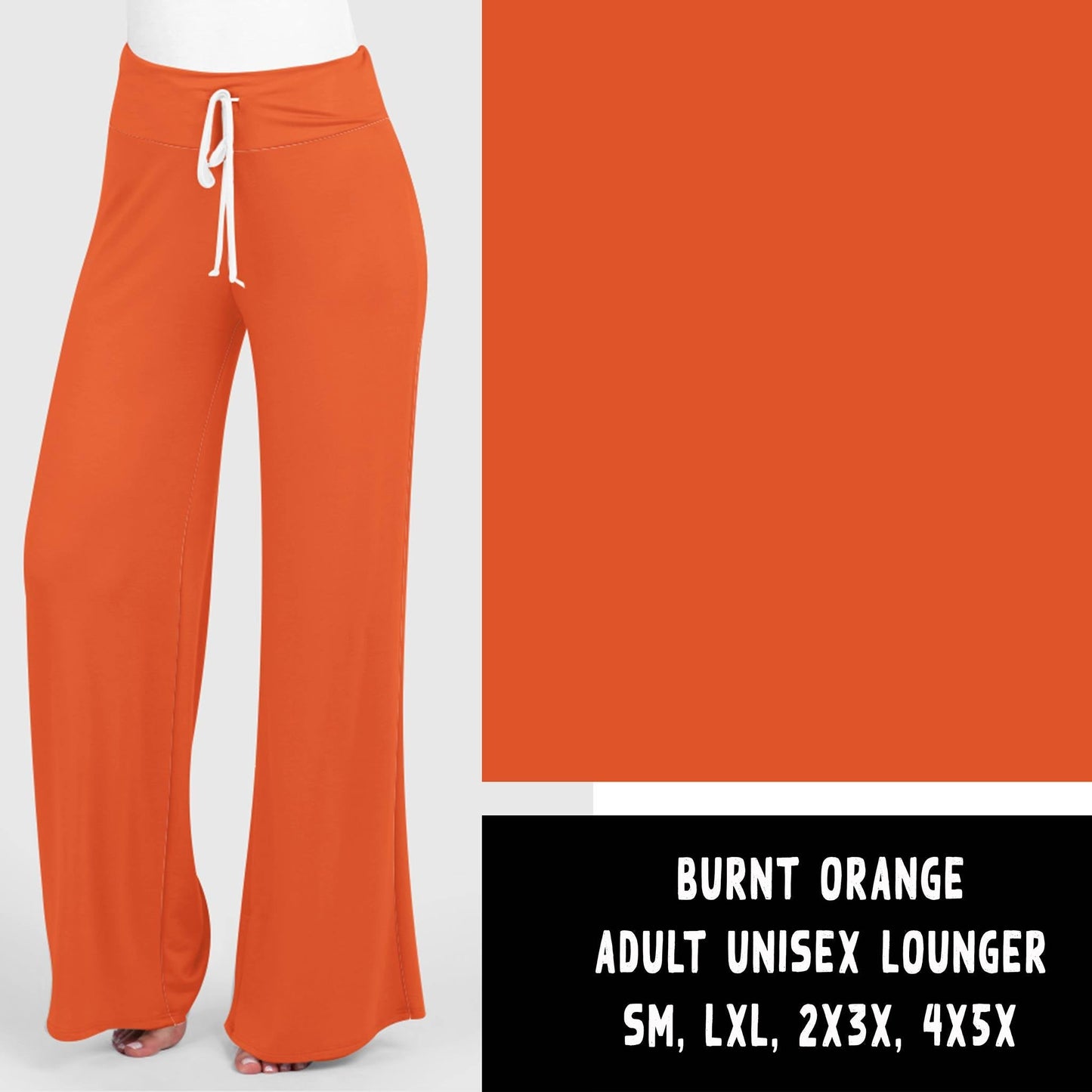 SOLID RUN -BURNT ORANGE- LOUNGER