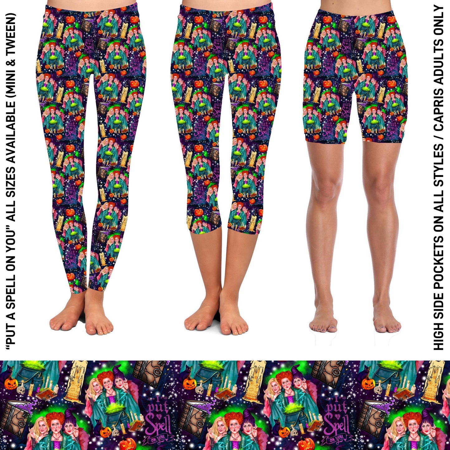 RTS - Put A Spell On You Leggings with High Side Pockets