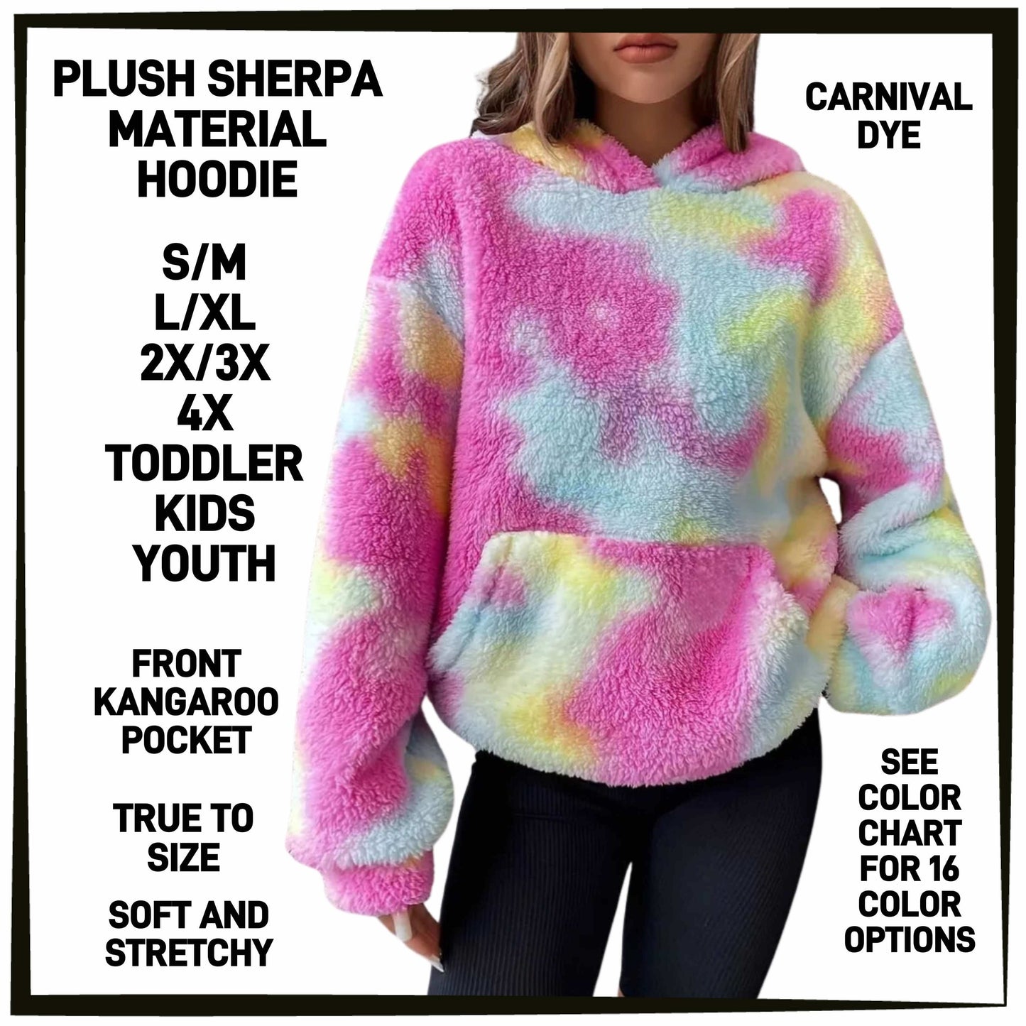 RTS - (Kids) Plush Sherpa Hoodie