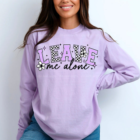 LEAVE ME ALONE LONG SLEEVE TEE