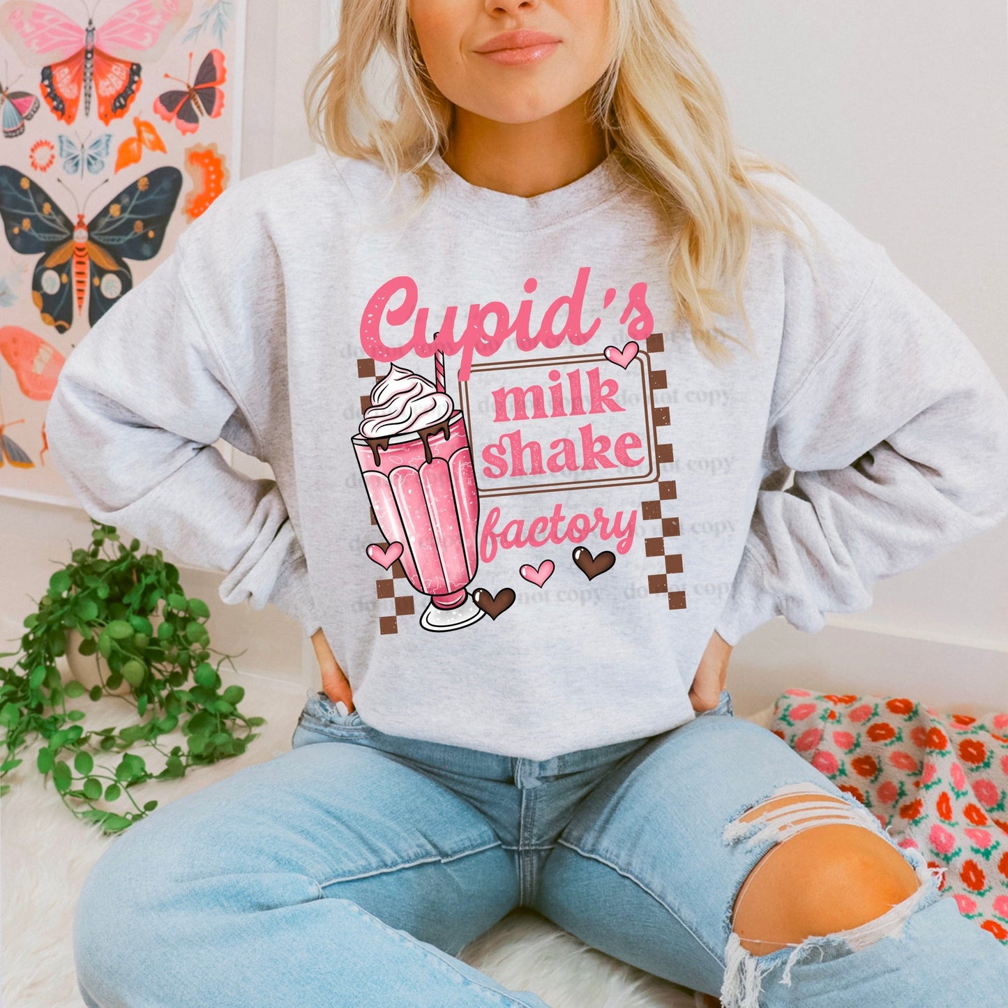 CUPIDS'S MILK SHAKE SWEATSHIRT