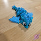3D PRINTED BLUE CRYSTAL DRAGON AND EGG