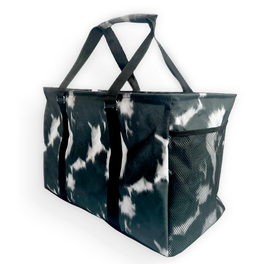 RTS - Moo Hide Collapsible Tote