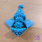 3D PRINTED BLUE CRYSTAL DRAGON AND EGG