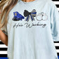 HE'S WORKING POLICE TEE