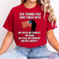 6 THINGS TEE