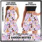 RTS - Garden Besties Tank Dress/Skort with Side Pockets