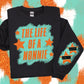 THE LIFE OF A NAME PERSONALIZED SWEATSHIRT W/ SLEEVE PRINT