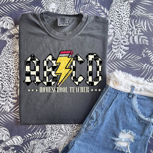 AABCD CHECKERED TEE COLLECTION - LEAVE A NOTE WITH YOUR OPTION