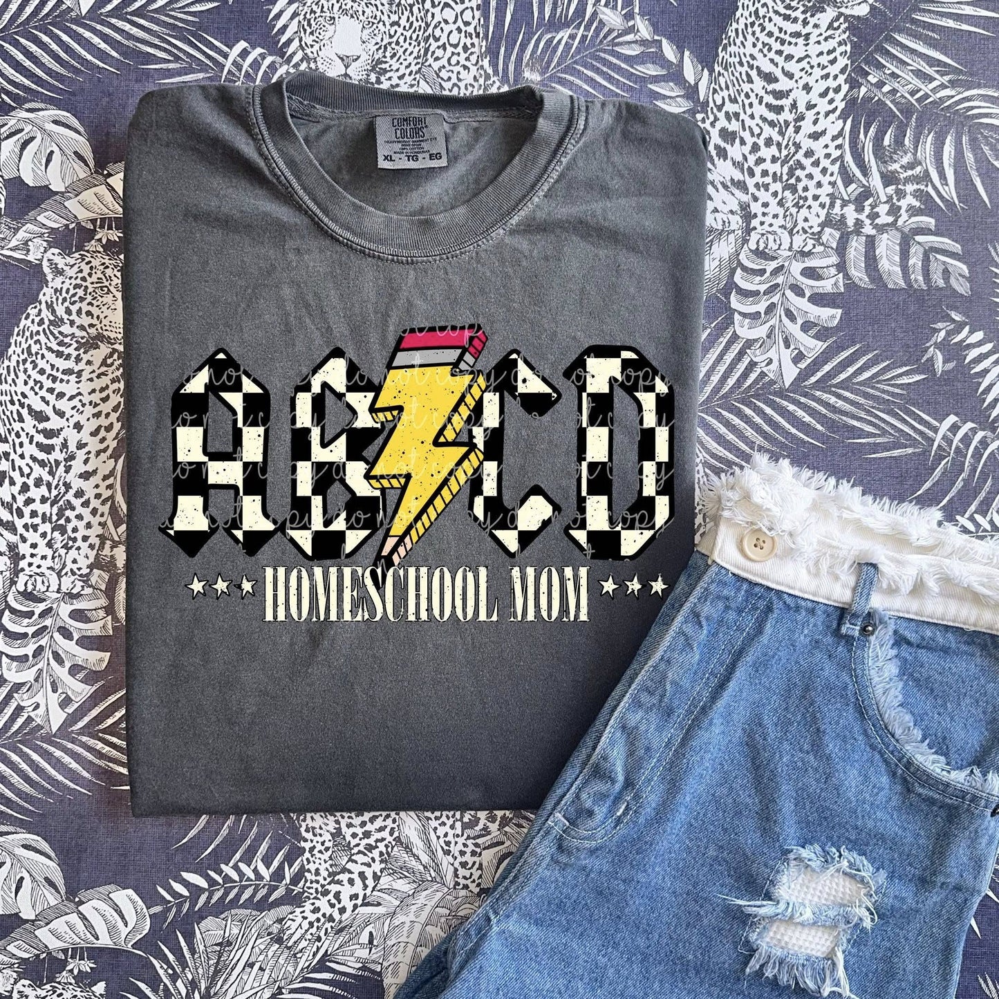 AABCD CHECKERED TEE COLLECTION - LEAVE A NOTE WITH YOUR OPTION