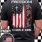 CHARLIE REMEMBRANCE 4 DOUBLE SIDED TEE