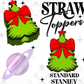 BOW TREE- 3D PRINTED STRAW CHARM