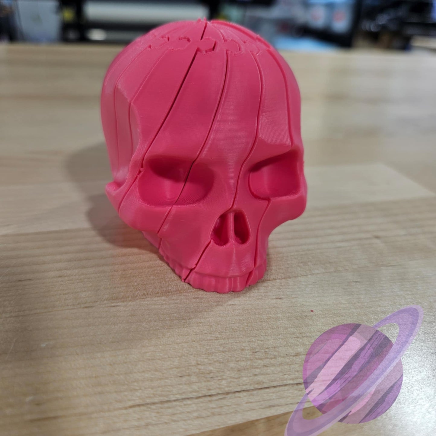 COLORFUL FIDGET SKULL- 3D PRINTED