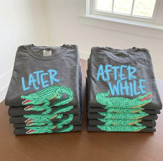 LATER GATOR 2 DOUBLE SIDED TEE
